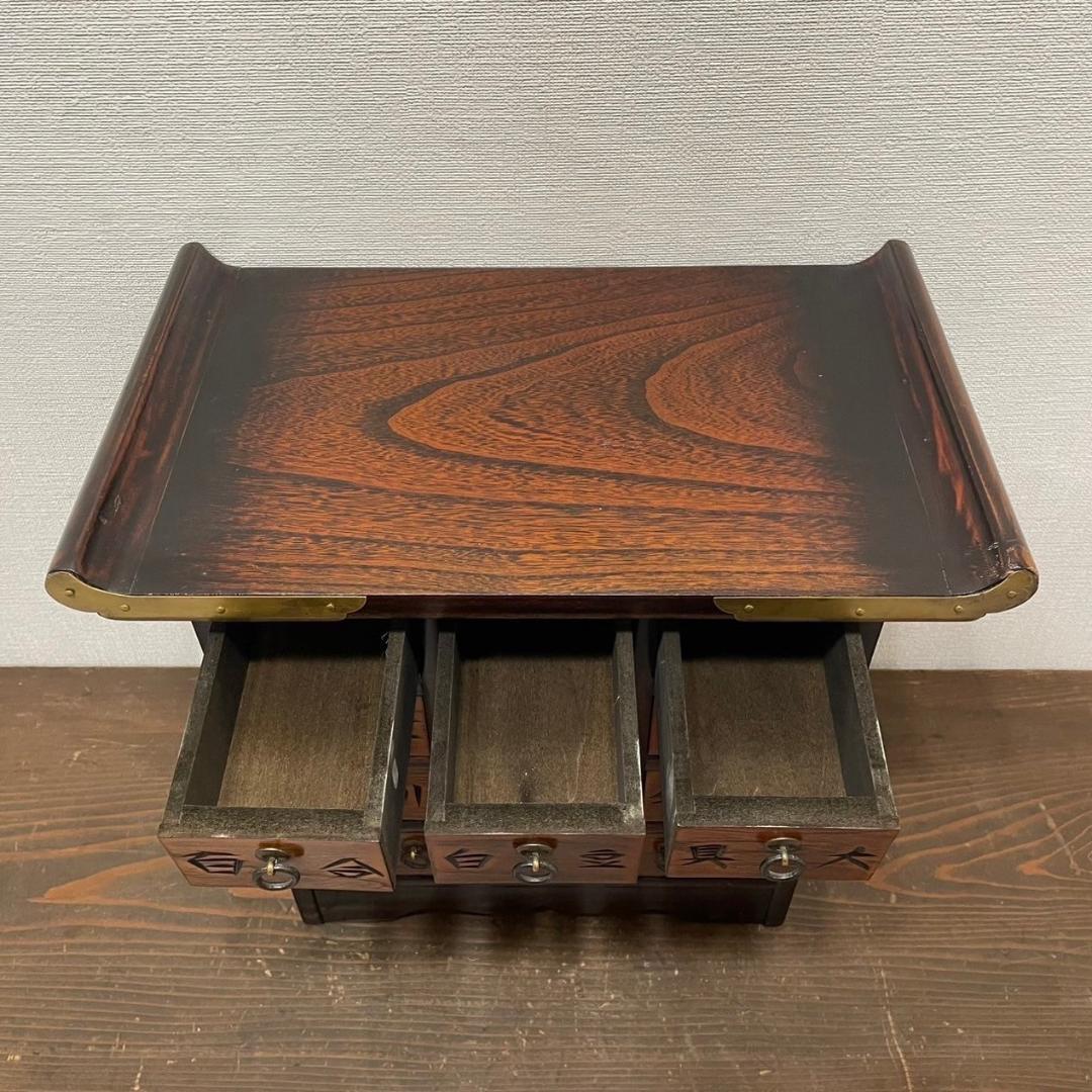 ヴィンテージ 李朝家具 薬箪笥 小引き出し 薬棚 抽斗 収納箱 レトロ