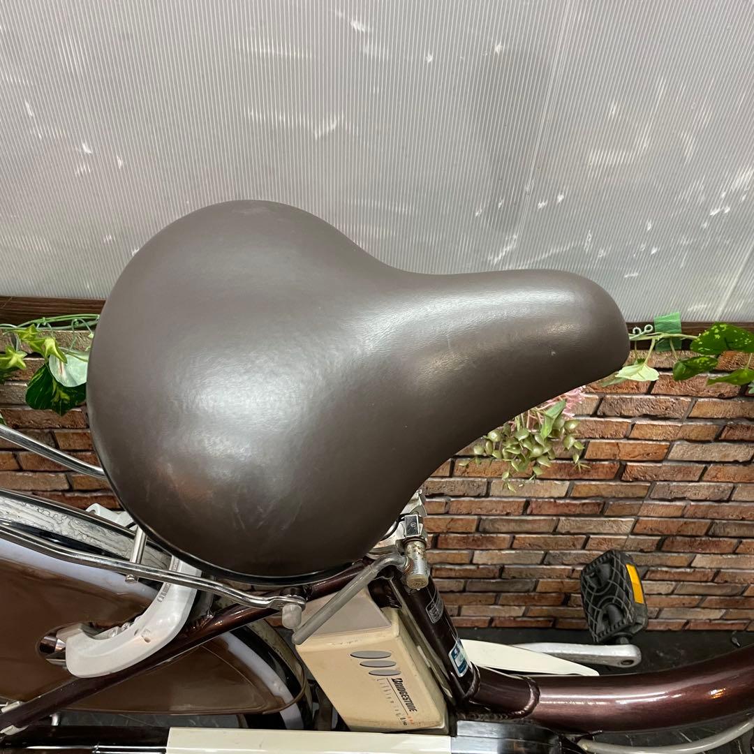 【11】電動自転車 ブリヂストン Assista ブラウン 26インチ