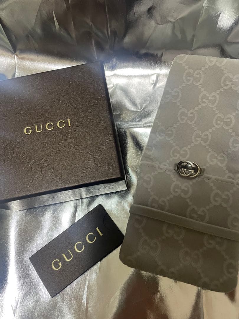 GUCCIリング17号オールドグッチヴィンテージ古着シルバー