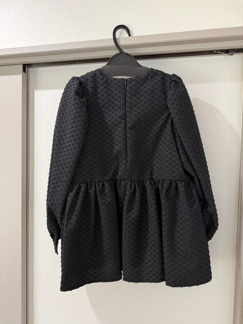 今期　OHGA PATTERN BLOUSE ブラック　ブラウス