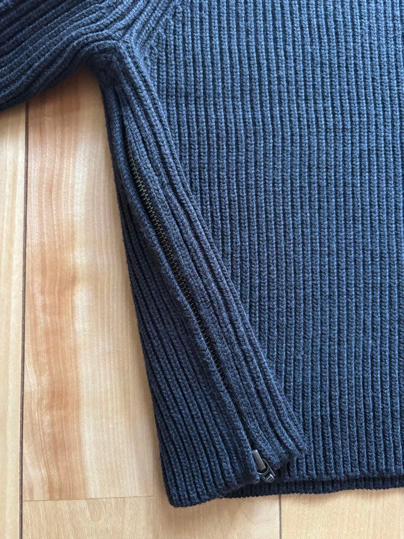 【新品】Demi-Luxe BEAMS サイドジップリブプルオーバーニット .M