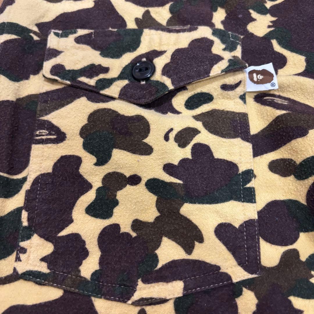 【A BATHING APE】初期 90s 1st CAMO ハープジップシャツ