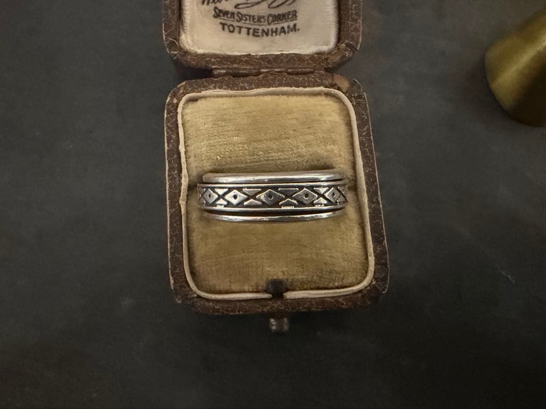 メキシコ　ヴィンテージ　リング　アンティーク　シルバー　925 スピニング