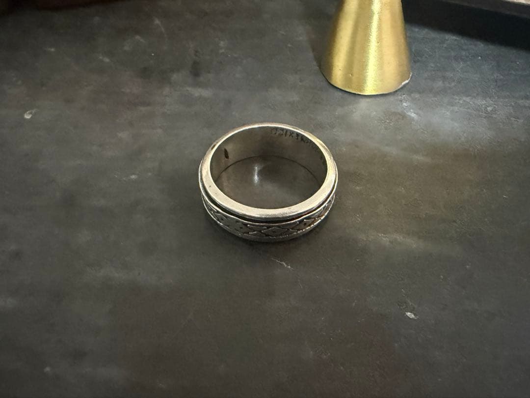 メキシコ　ヴィンテージ　リング　アンティーク　シルバー　925 スピニング