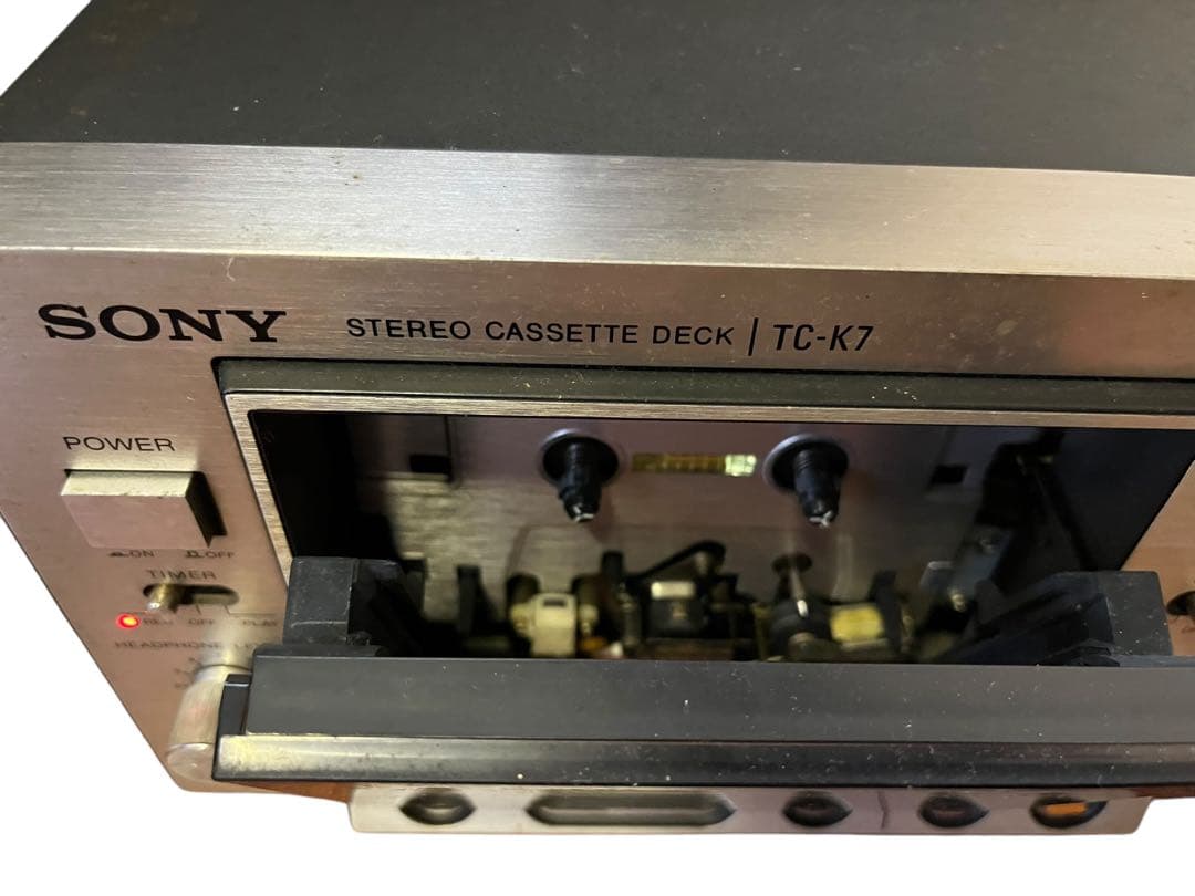 SONY カセットデッキ ステレオ TC-K7 ラジカセ 通電確認済