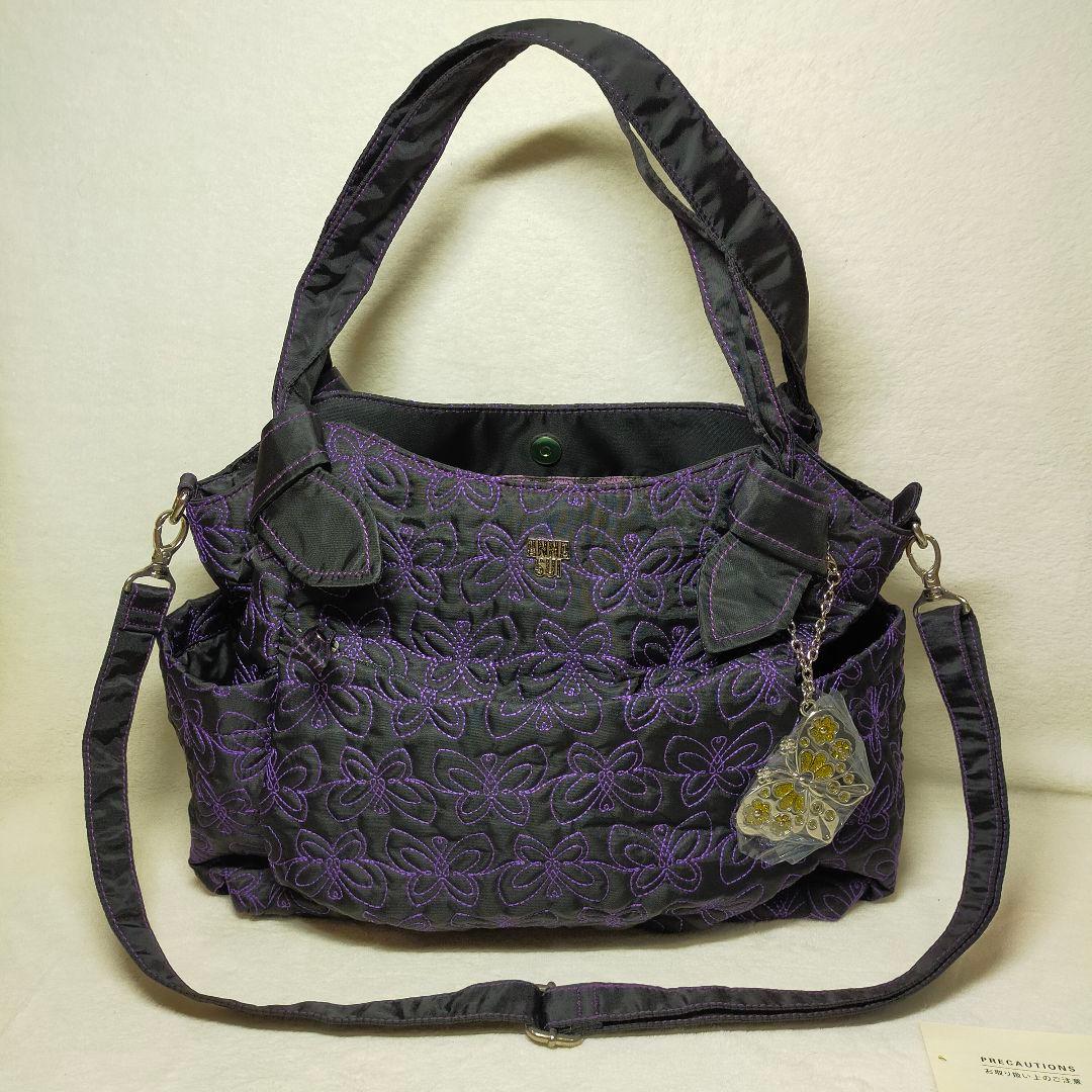 未使用に近い ANNA SUI キルティング　2wayバッグ