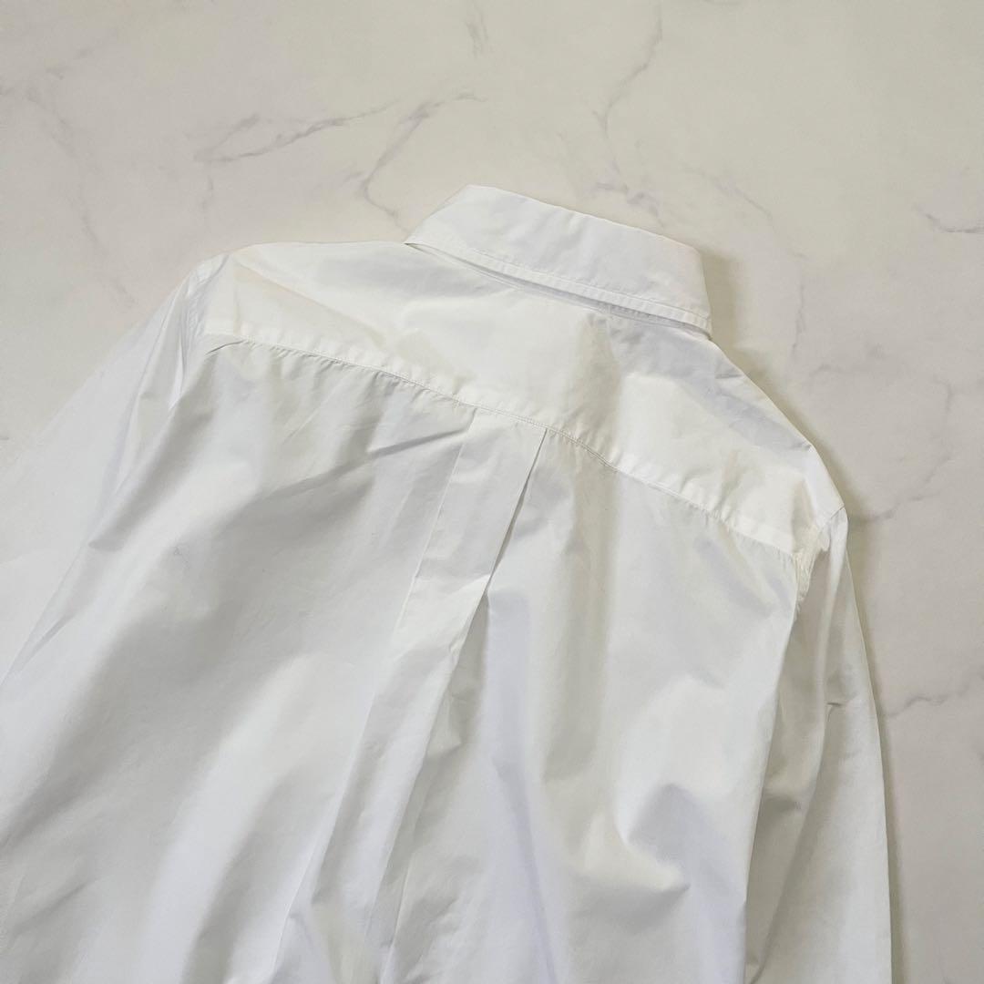 ko様　希少サイズ　マディソンブルー マダムシャツ 長袖 白　B刺繍　02サイズ