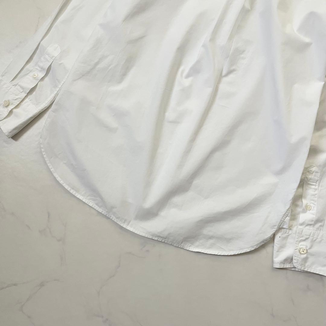 ko様　希少サイズ　マディソンブルー マダムシャツ 長袖 白　B刺繍　02サイズ