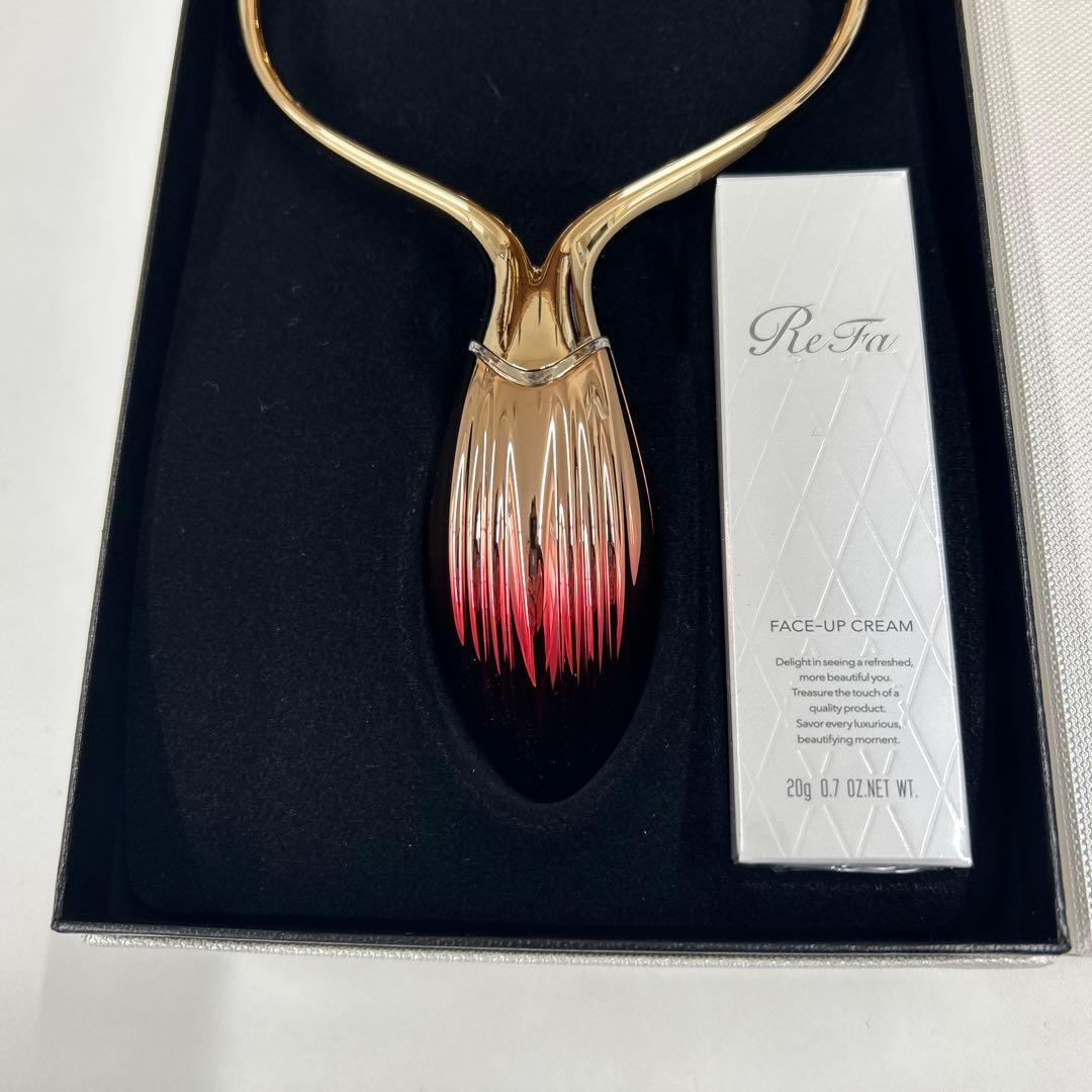 新品未使用　リファ　ダブルレイレッド　ReFa RF-SS2343B-P RED