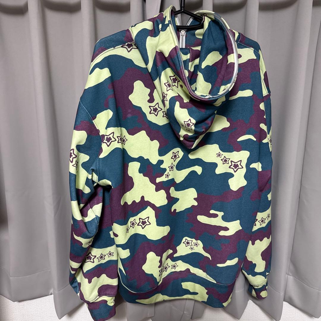 Star Team 迷彩ダブルジップパーカー