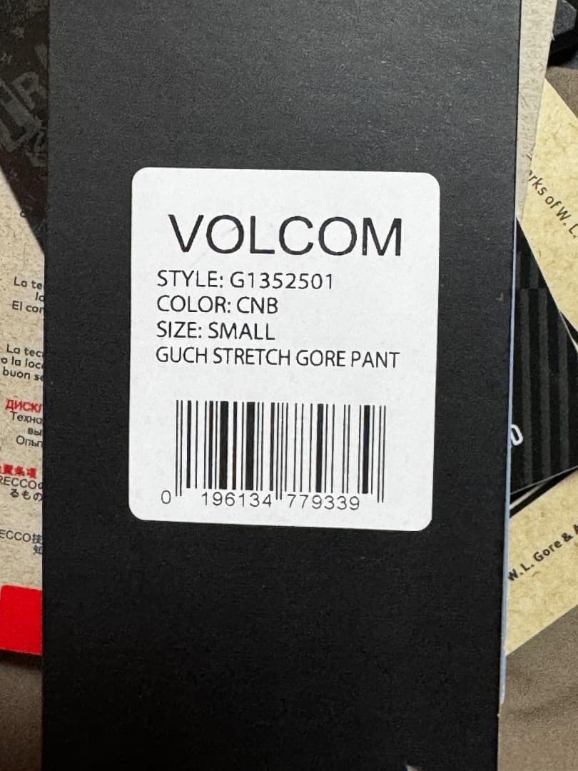 ボルコム VOLCOM Mens Guch Stretch Gore Pants