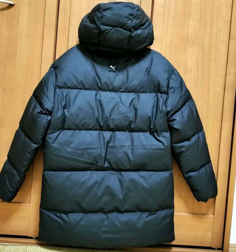 新品★プーマ　 ᒪサイズ　レディース ベンチコート ダウンコート　黒　ブラック