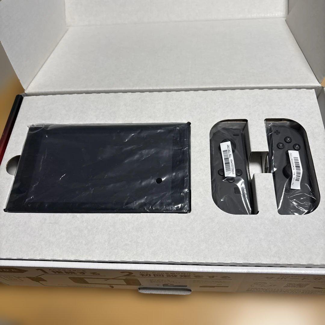 完品　動作確認済　Nintendo Switch グレー　初期化済み