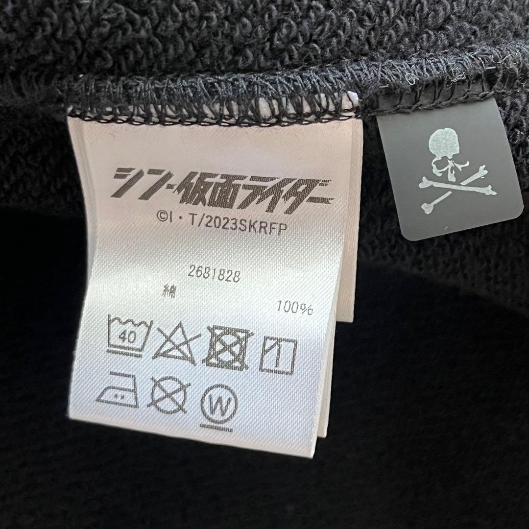 希少 シン・仮面ライダー×マスターマインドジャパン フルジップパーカー S 黒赤