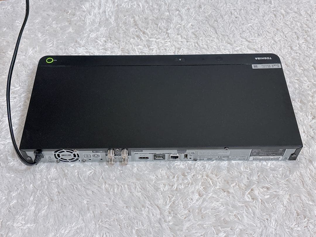 TOSHIBA REGZA BluRay DBR-E1007 2018年製