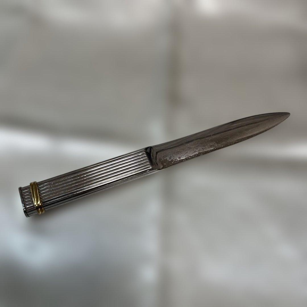 カルティエ ペーパーナイフ シルバー ゴールド マストドゥカルティエ