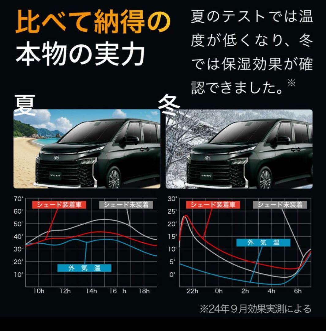トヨタ ハイエース専用サンシェード 黒色