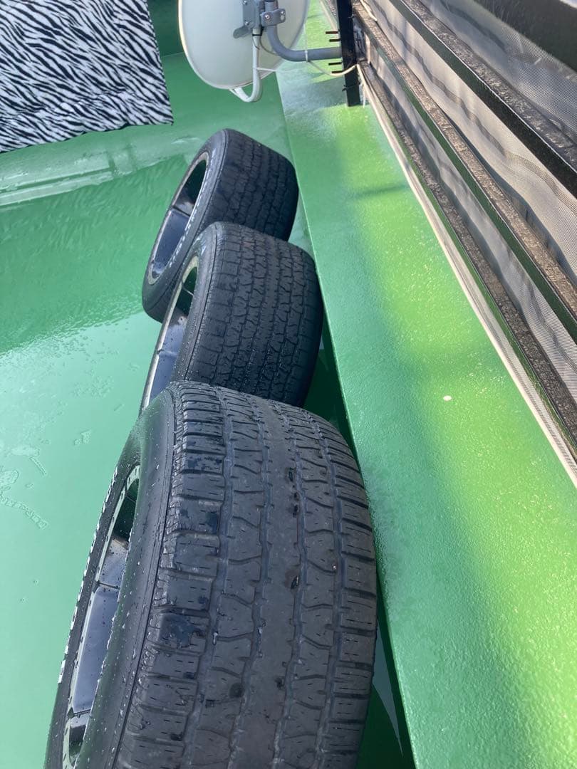 VAT69さん専用 10Jアルミホイール、BFグッドリッチタイヤ付4本セット