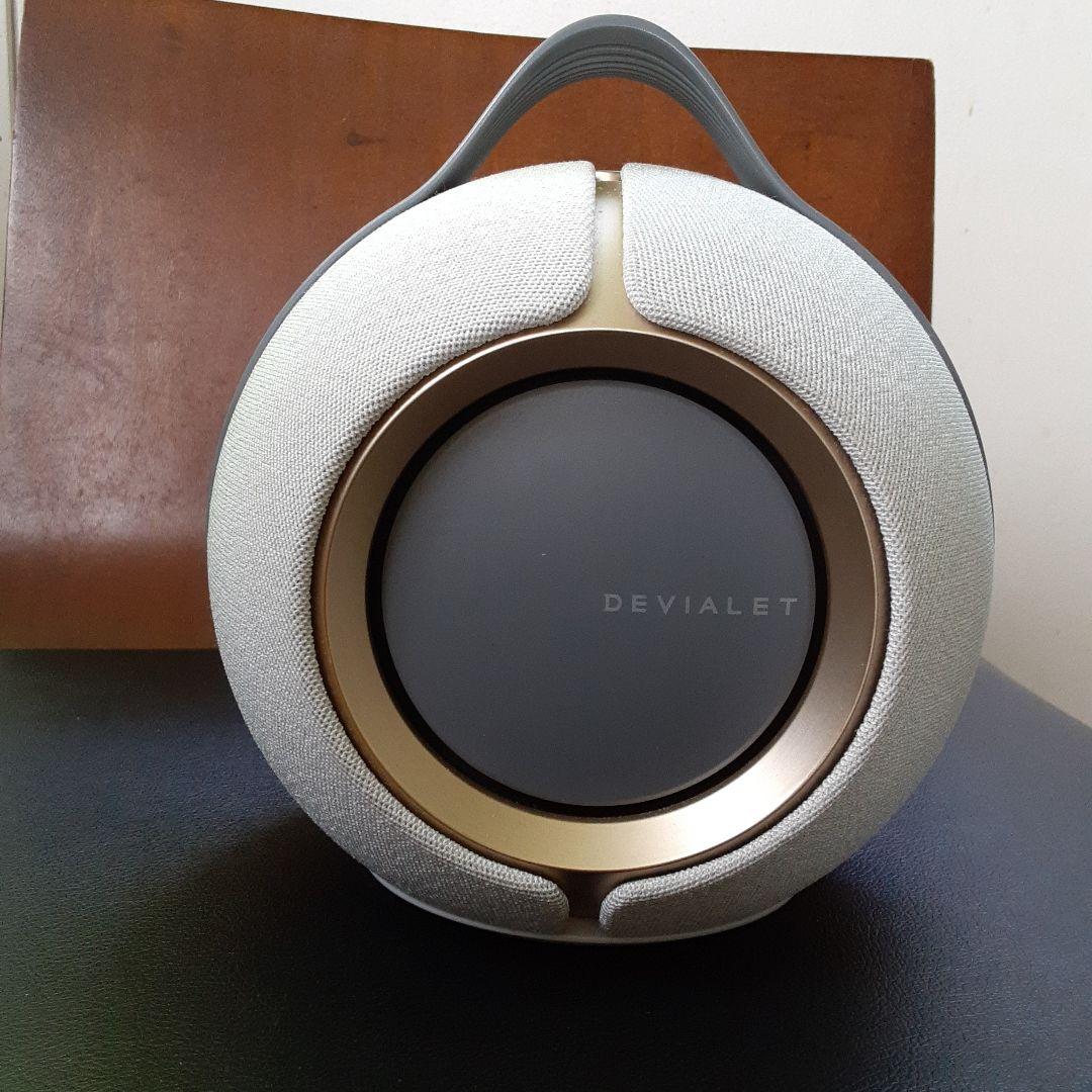 Opera ワイヤレススピーカー 球形 グレー　ゴールドDEVIALET