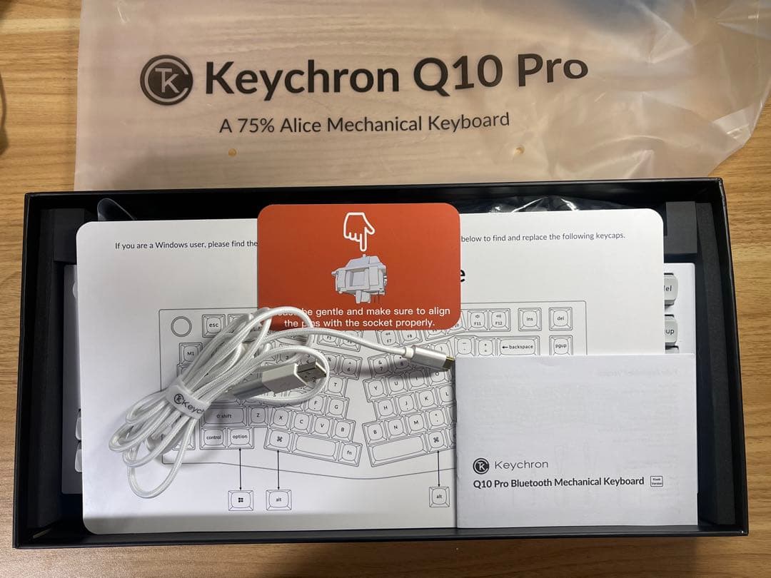 Keychron Q10 Pro Aliceレイアウトメカニカルキーボード