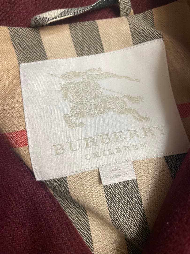 美品⭐︎バーバリー　ピーコート　140cm 130