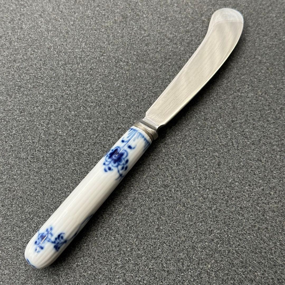 【希少品】ロイヤルコペンハーゲン ブルーフルーテッド　バターナイフ