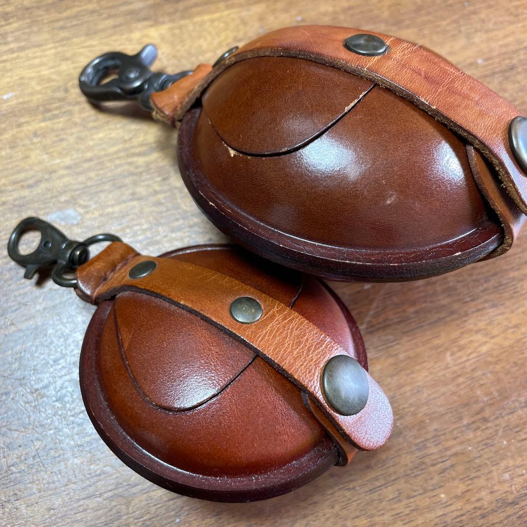 ドイツ製 ハンドメイド 本革ケース 2点セット