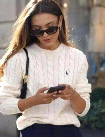 【美品】POLO RALPH LAUREN ケーブルセーター★大人気カラー★