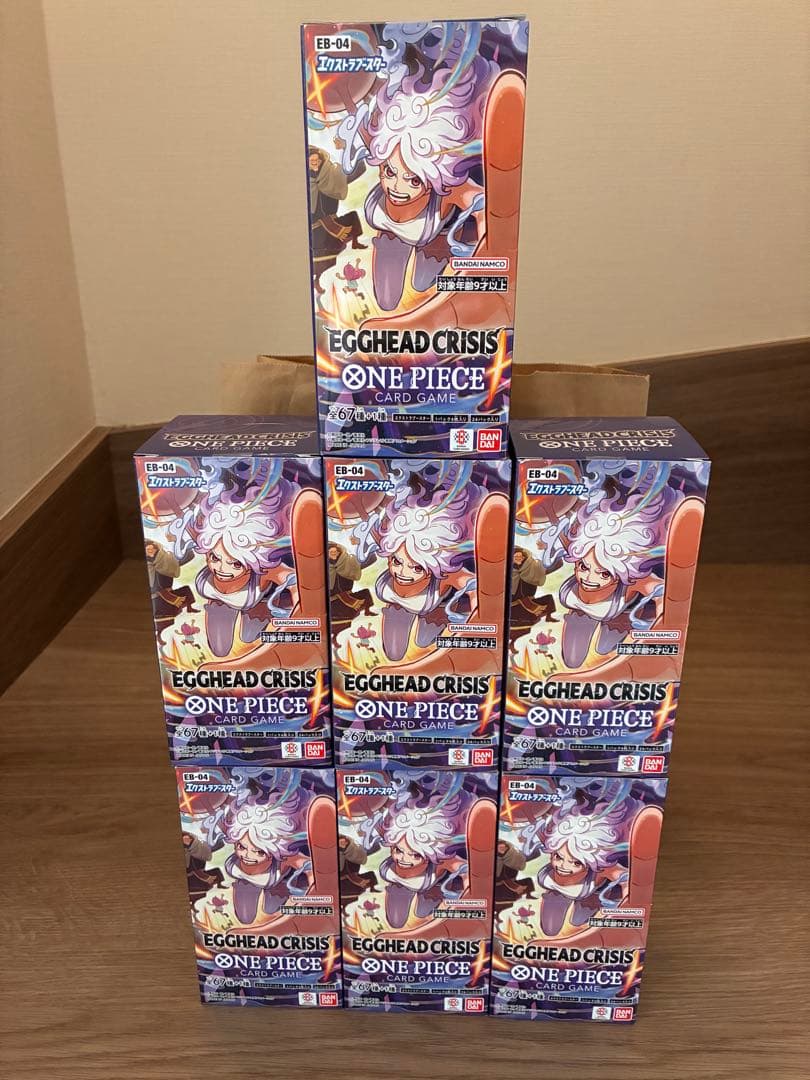 新品未開封 7BOX EGGHEAD CRISIS ワンピース　テープ付き