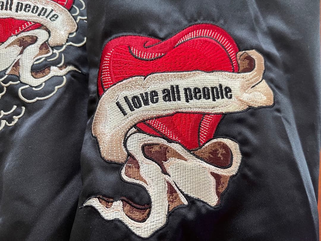 【本日20時までの価格！】BLOOD MESSAGE リバーシブル スカジャン