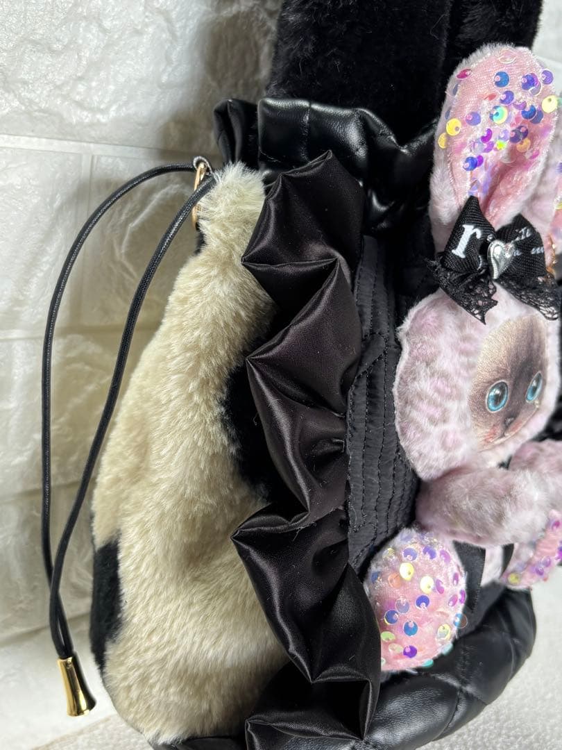 f*0様 コヤンイサムチョン　ハンドメイド　丸底巾着バッグ　クラウディちゃん