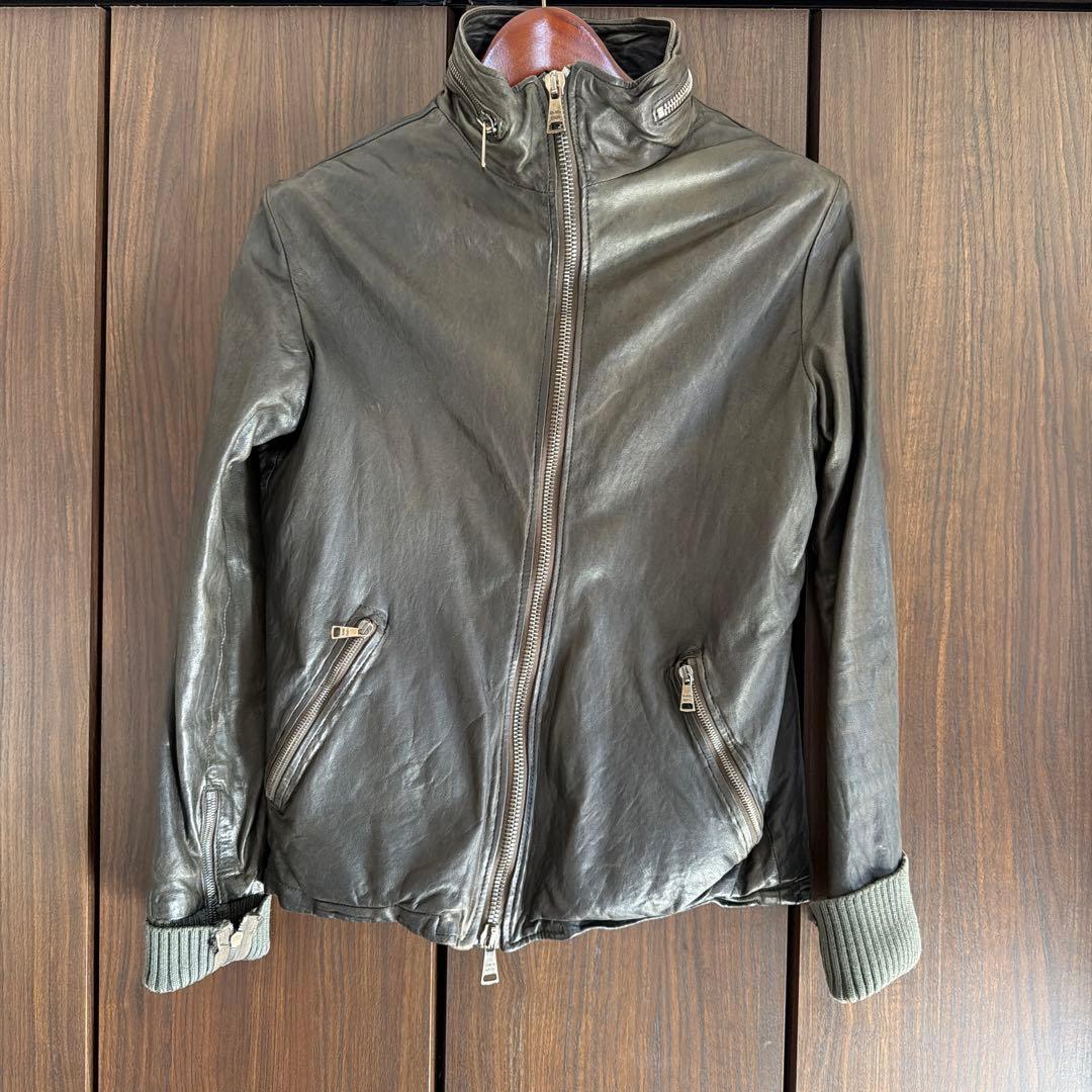 美品 46 ジョルジオ　ブラット　シープスキン