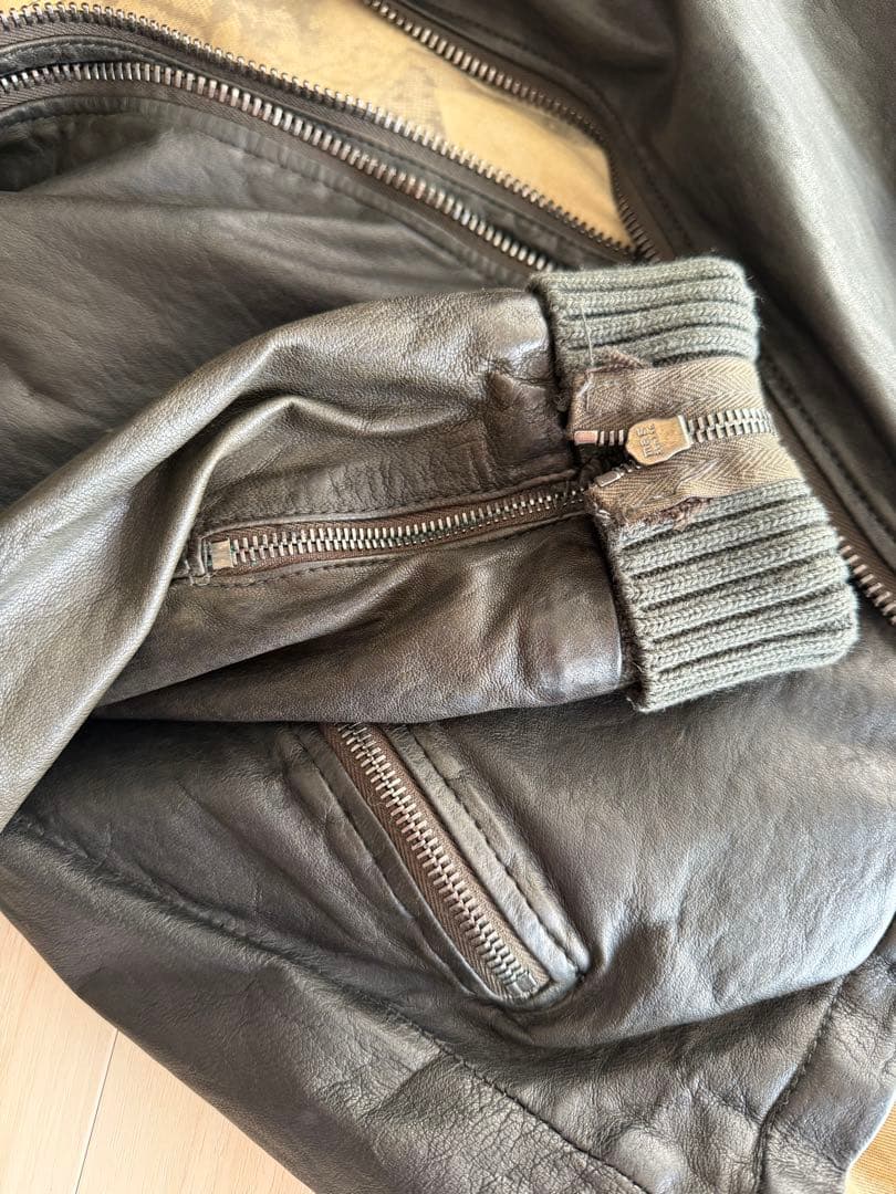 美品 46 ジョルジオ　ブラット　シープスキン