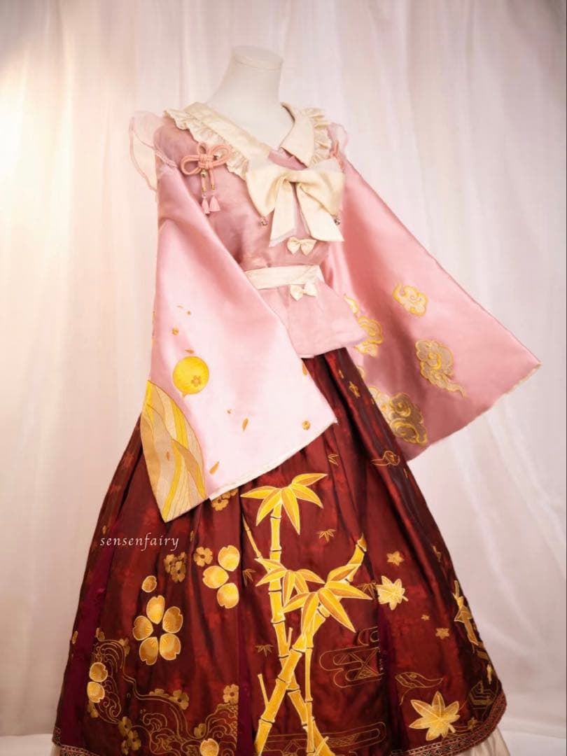 森森仙　東方プロジェクト　蓬莱山輝夜　コスプレ　ウィッグ含め　sサイズ