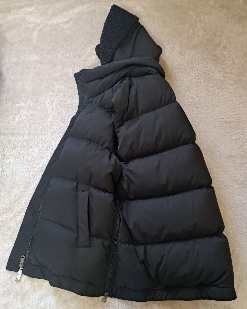 【LOU ANDREA/ルーアンドレア】２WAY DOWN VEST　ブラック