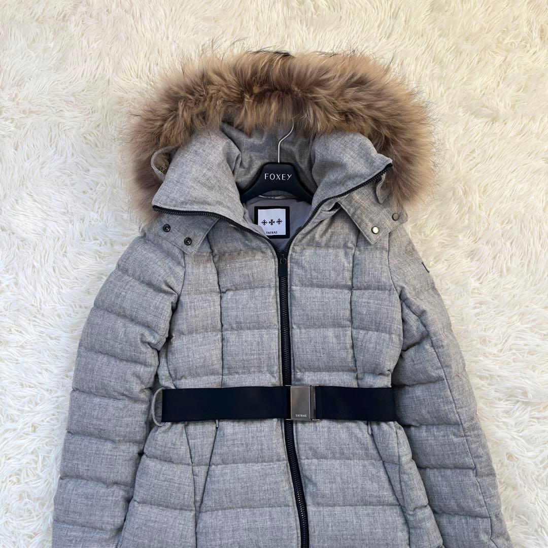 TATRAS VOLPAIA ダウンコート カシミア ラクーンファー　02サイズ