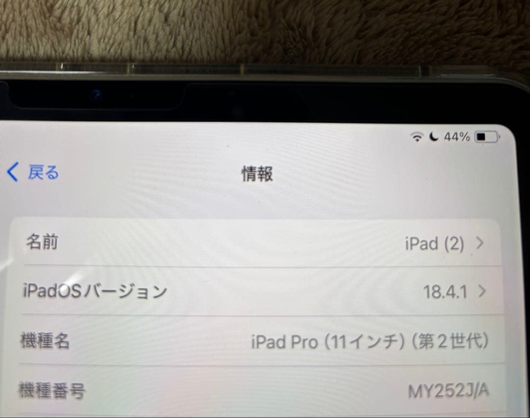 iPad pro 11インチ 第2世代 128G WiFi シルバー