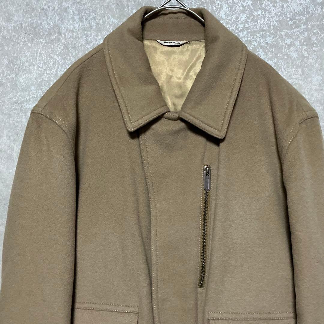 【美品】HERMES　エルメス　カシミヤ100%　ブルゾン　ベージュ