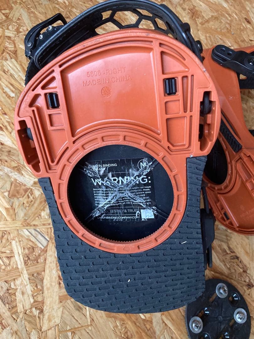 UNION STR オレンジ ビンディング　サイズM