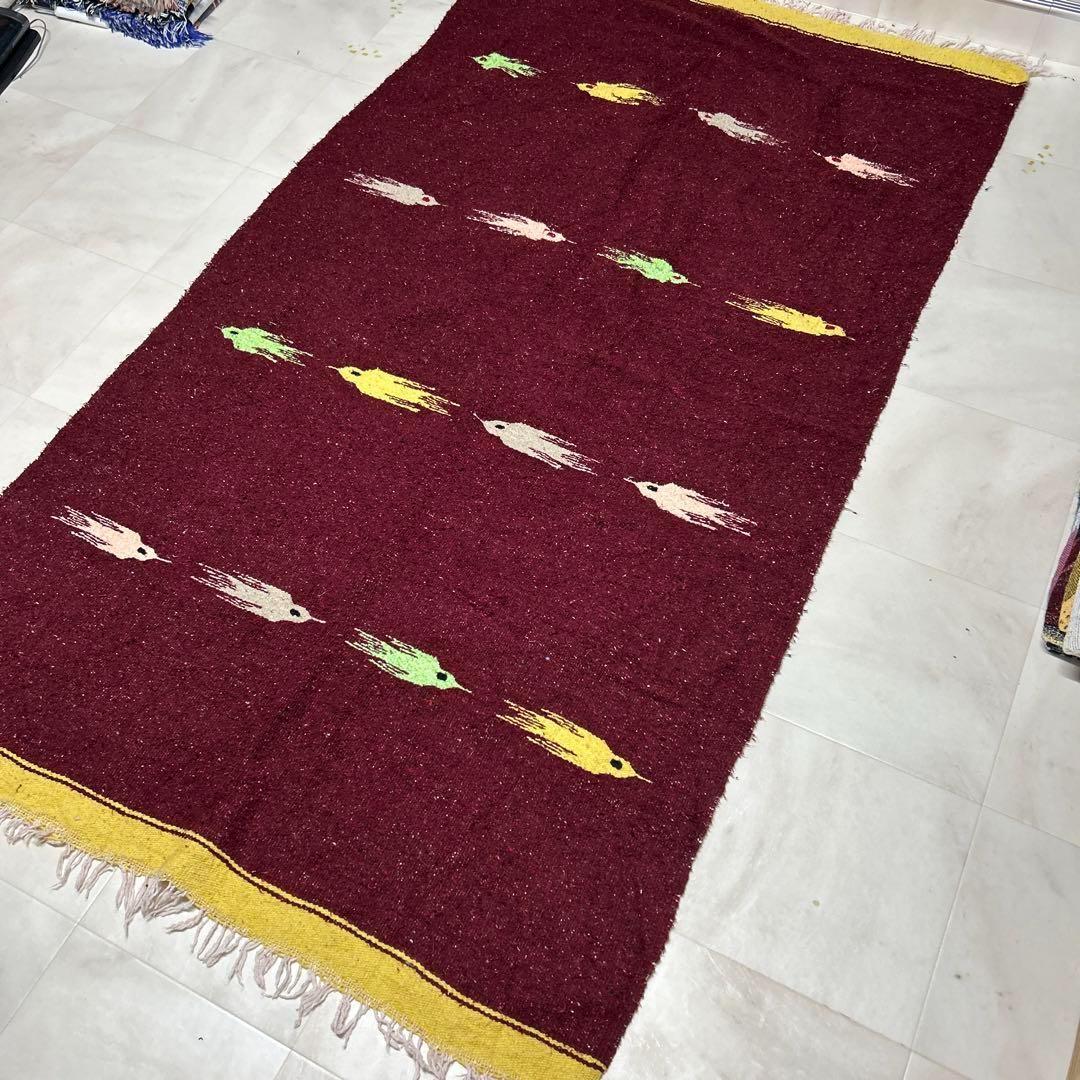 メキシカン　サンダーバード　マルチカバー　ソファーカバー　ラグ　210x114