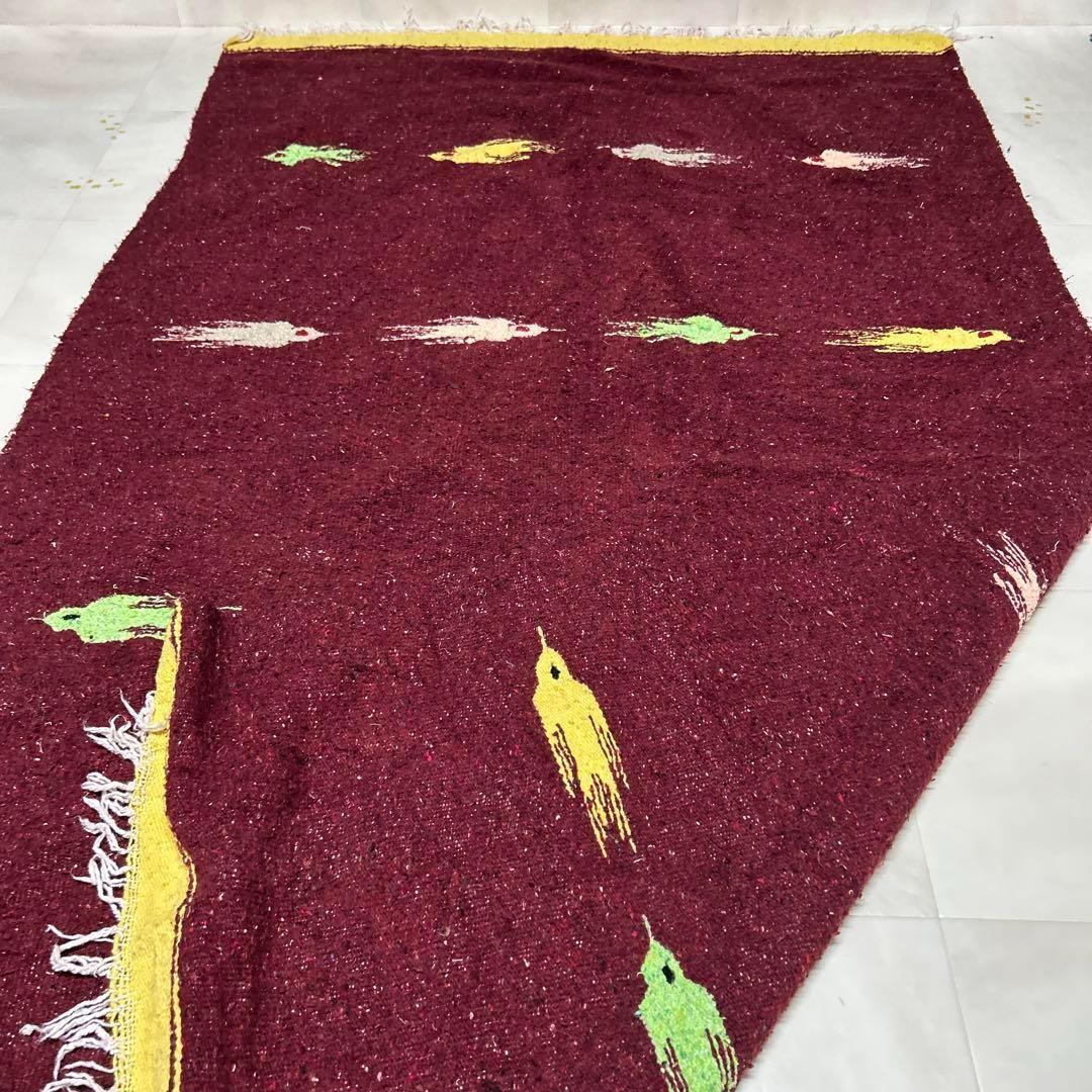 メキシカン　サンダーバード　マルチカバー　ソファーカバー　ラグ　210x114