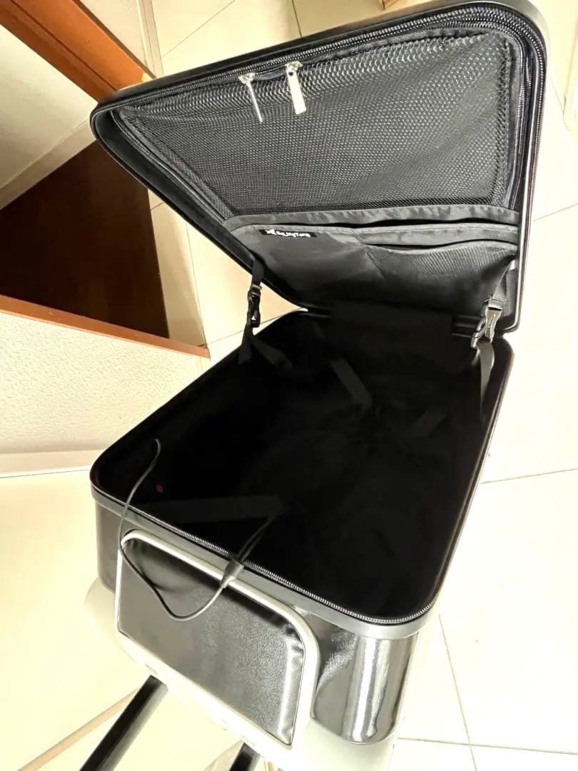 子供　乗れるキャリーケース キャリーケース(ベビーシート＆ストッパー付き)