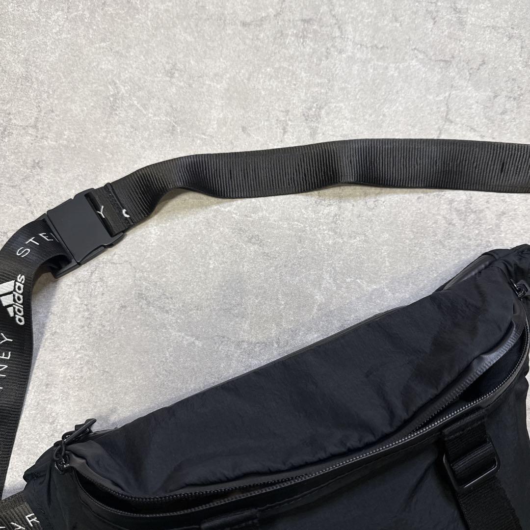 ななadidas ステラマッカートニー ボディバック ウエストポーチ 黒