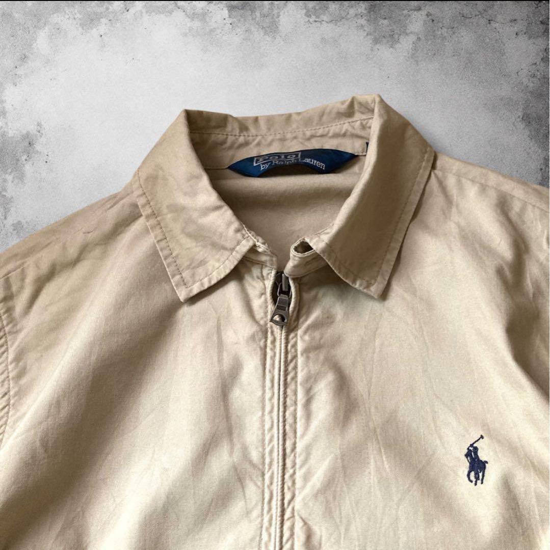 90s ポロ ラルフローレン スイングトップ ブルゾン M 三角タグ