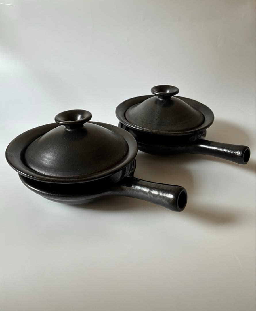 松田美智子　自在道具　ななかまど小鍋揃え　一人用土鍋　2人分セット