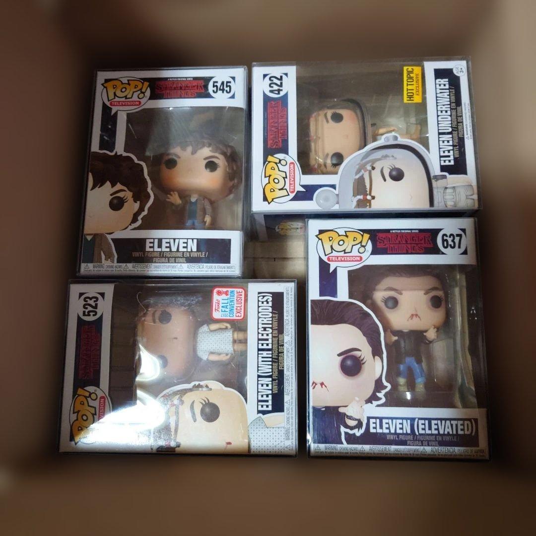ストレンジャーシングス Funko pop 　イレブン４種セット販売