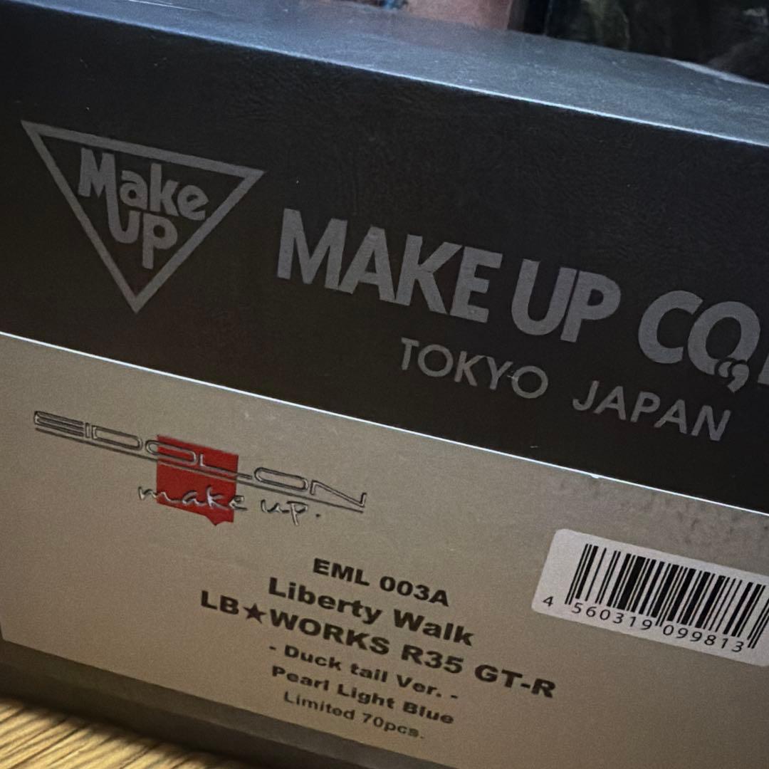 LBWK Nissan GT-R ライトブルー 1/18 MAKE UP
