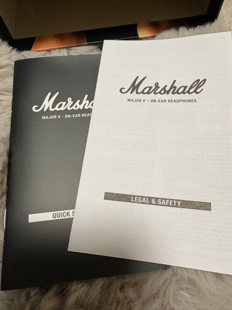美品　Marshall Major V ワイヤレスヘッドフォン　ブラック
