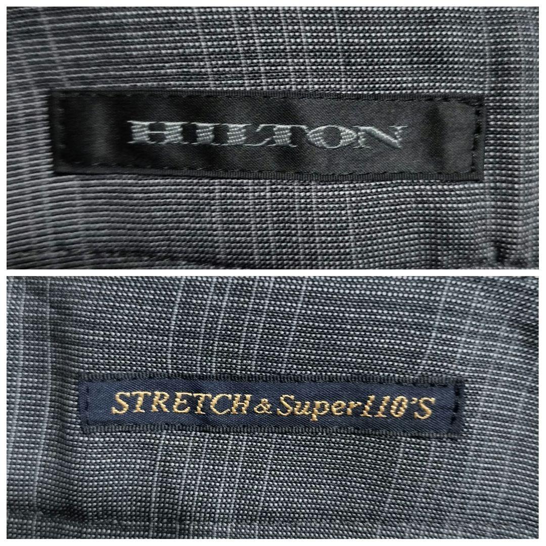 【ワンボタン】ヒルトン HILTON セットアップ パンツスーツ グレンチェック