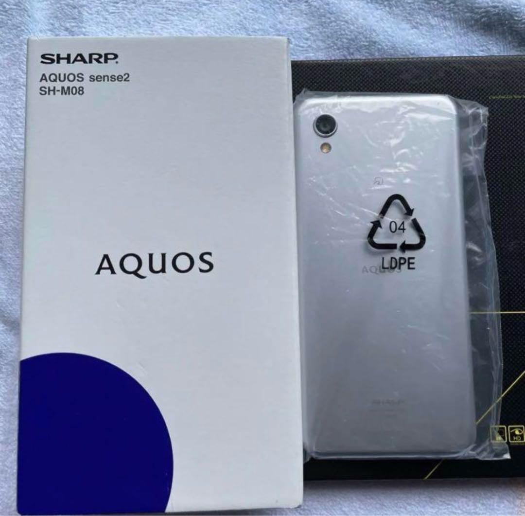 AQUOS sense2 SH-M08 ホワイトシルバーSH-M08-B